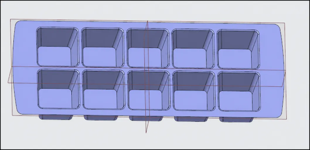 Ice tray Creo model preview