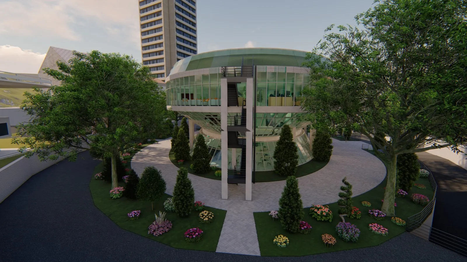 Revit BIM building visualisation preview
