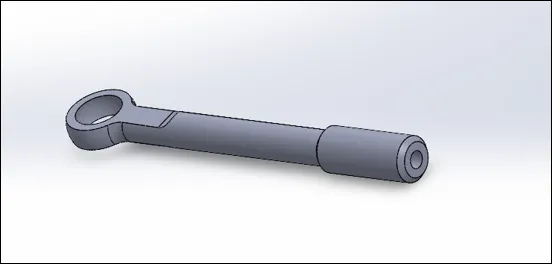SolidWorks bell crank assembly